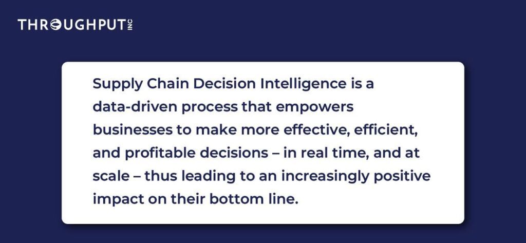 What is Supply Chain Decision Intelligence? What is Supply Chain Decision Intelligence?